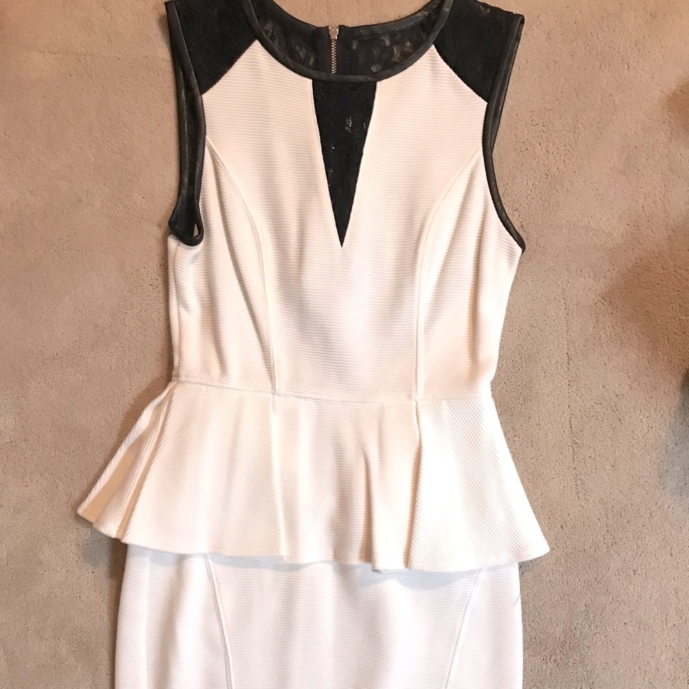 ABS peplum dress